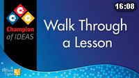 Champion of IDEAS Walk Through a Lesson